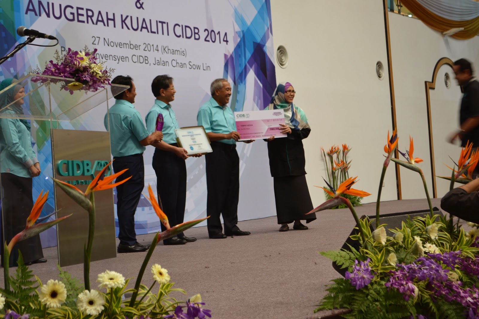 CIDB NEGERI MELAKA: ANUGERAH PENGHARGAAN 2013 & ANUGERAH KUALITI CIDB 2014